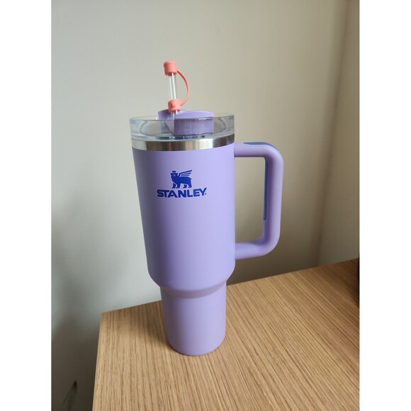 Stanley Purple Stainless Steel Tumbler 40oz w/ Straw - Picture 1 of 9